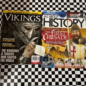 Lot of 2 history magazines Vikings and all about history